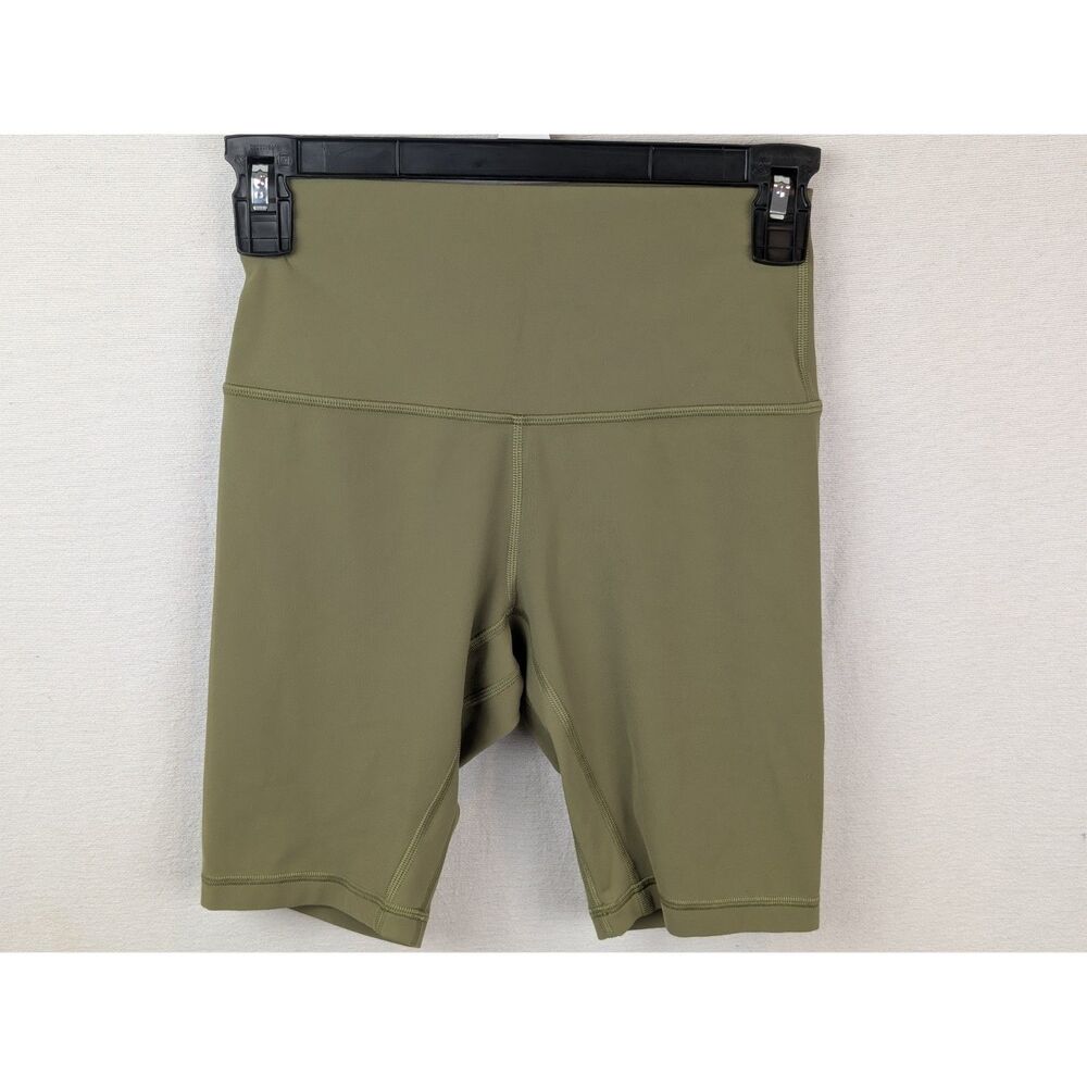Lululemon Align High Rise Shorts Green Women's Size 4 - Picture 2 of 10